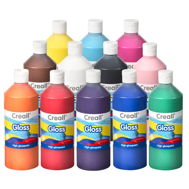 Creall gloss maling mix 12 stk x 500 ml 