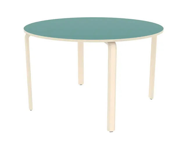 Alba laminatbord rundt blå F7851 Ø120 x H43 cm 