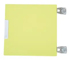 Quadro liten d&#248;r til yttervegg limegr&#248;nn B37 x H37 cm, 90&#176; softclose