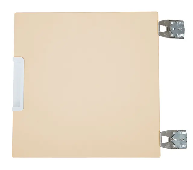Quadro liten dør til skillevegg beige B37 x H37 cm, 90° softclose 