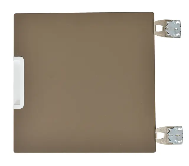 Quadro liten dør til skillevegg brun B37 x H37 cm, 90° softclose 