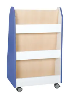 Quadro bokreol tosidig blå B90 x D38 x H98 cm