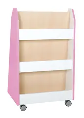 Quadro bokreol tosidig lys rosa B90 x D38 x H98 cm