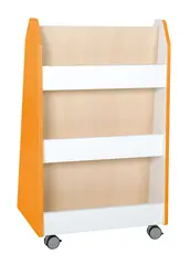 Quadro bokreol tosidig oransje B90 x D38 x H98 cm