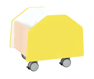 Quadro bokkasse liten gul B36 x D38 x H36 cm