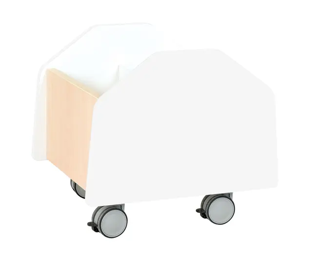 Quadro bokkasse liten hvit B36 x D38 x H36 cm 