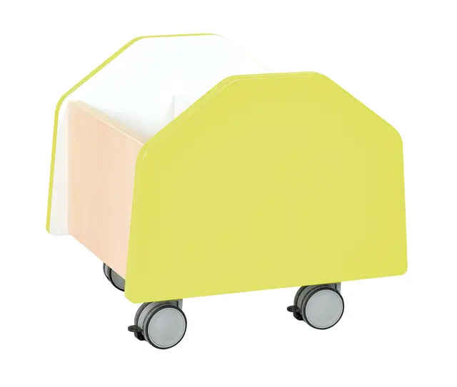 Quadro bokkasse liten limegrønn B36 x D38 x H36 cm 