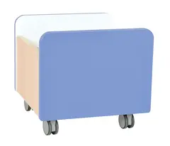 Quadro bokkasse medium blå B42 x D42 x H39 cm