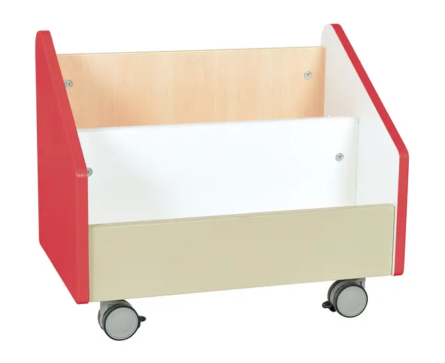 Quadro bokkasse stor rød B55 x D35 x H46 cm 