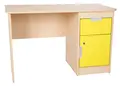Flexi skrivebord gul B120 x D60 x H76 cm