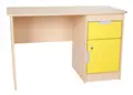 Quadro skrivebord gul B120 x D60 x H76 cm