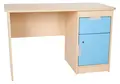 Flexi skrivebord lys blå B120 x D60 x H76 cm