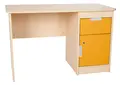 Flexi skrivebord oransje B120 x D60 x H76 cm