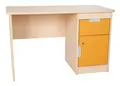 Quadro skrivebord oransje B120 x D60 x H76 cm