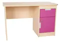 Flexi skrivebord rosa B120 x D60 x H76 cm