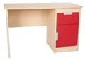 Flexi skrivebord rød B120 x D60 x H76 cm