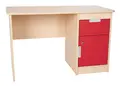 Quadro skrivebord r&#248;d B120 x D60 x H76 cm