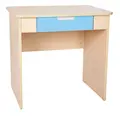 Flexi skrivebord bred skuff lys blå B80 x D60 x H76 cm