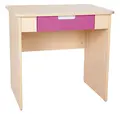 Flexi skrivebord bred skuff rosa B80 x D60 x H76 cm