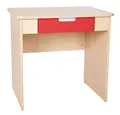 Flexi skrivebord bred skuff rød B80 x D60 x H76 cm