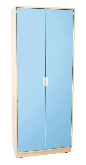 Quadro garderobe lys blå B80 x D42 x H199 cm 