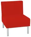Relax 1 sofa enkel mørk rød B62 x D70 x H80 cm