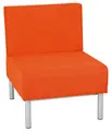 Relax 1 sofa enkel oransje B62 x D70 x H80 cm