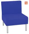 Relax 2 sofa enkel marineblå B62 x D70 x H80 cm
