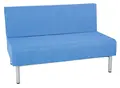 Relax 1 sofa dobbel lys blå B123 x D70 x H80 cm