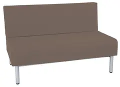 Relax 1 sofa dobbel lys brun B123 x D70 x H80 cm