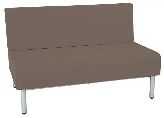Relax 1 sofa dobbel lys brun B123 x D70 x H80 cm 