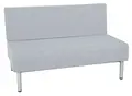 Relax 1 sofa dobbel lys grå B123 x D70 x H80 cm