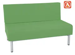 Relax 2 sofa dobbel gr&#248;nn B123 x D70 x H80 cm