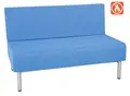 Relax 2 sofa dobbel lys blå B123 x D70 x H80 cm