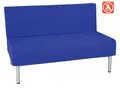 Relax 2 sofa dobbel marine blå B123 x D70 x H80 cm