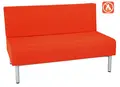 Relax 2 sofa dobbel oransje B123 x D70 x H80 cm
