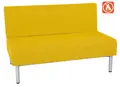 Relax 2 sofa dobbel sennepsgul B123 x D70 x H80 cm
