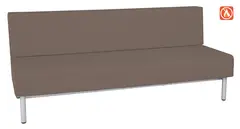 Relax 2 sofa trippel lys brun B145 x D70 x H80 cm