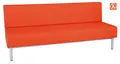 Relax 2 sofa trippel oransje B145 x D70 x H80 cm