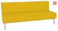 Relax 2 sofa trippel sennepsgul B145 x D70 x H80 cm