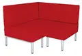 Relax 1 innvendig sofa m&#248;rk r&#248;d B110 x D110 x H80 cm
