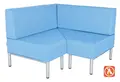 Relax 2 innvendig sofa lys blå B110 x D110 x H80 cm