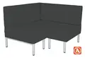 Relax 2 innvendig sofa mørk grå B110 x D110 x H80 cm