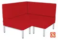 Relax 2 innvendig sofa mørk rød B110 x D110 x H80 cm