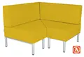 Relax 2 innvendig sofa sennepsgul B110 x D110 x H80 cm