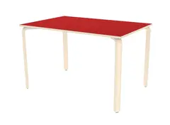 Alba akustikkbord rød 3131 B120 x D80 x H64 cm