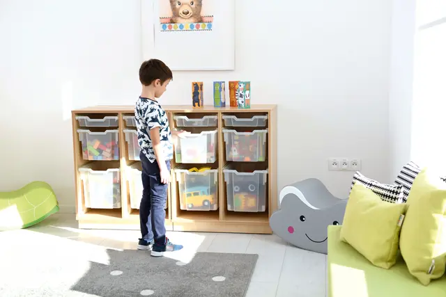 Quadro plastskuff liten transparent B31 x D43 x H8 cm 