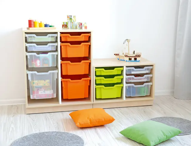 Quadro plastskuff liten transparent B31 x D43 x H8 cm 