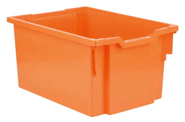 Quadro plastskuff stor oransje B32 x D43 x H23 cm 