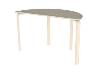 Alba akustikkbord halvrundt B120 x D60 cm